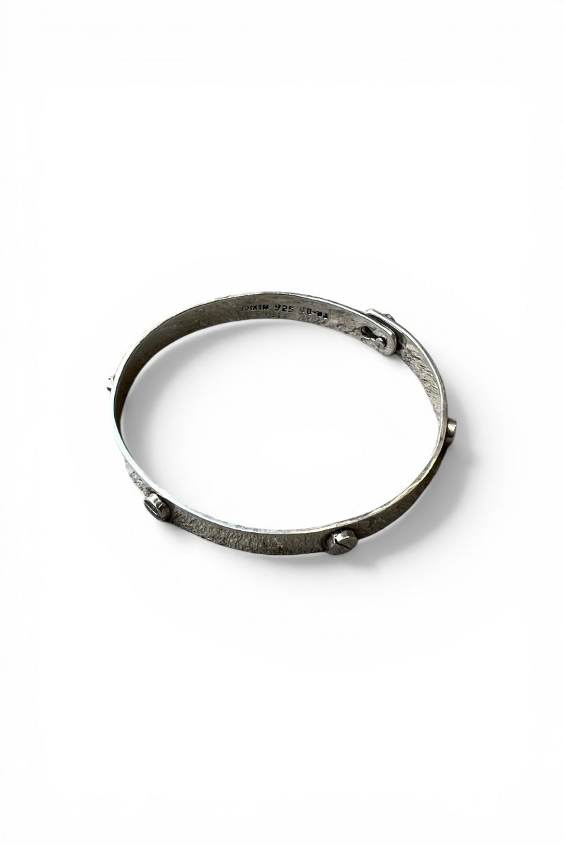 MADE IN MEXICO 925 SILVER BANGLE / SILVER [SIZE: ONE SIZE, USED]