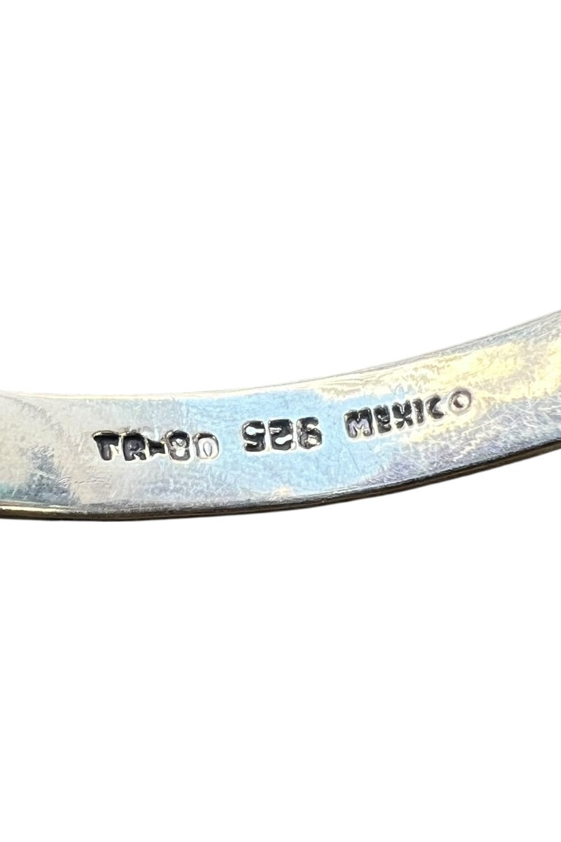MADE IN MEXICO 925 SILVER BANGLE / SILVER [SIZE: ONE SIZE, USED]