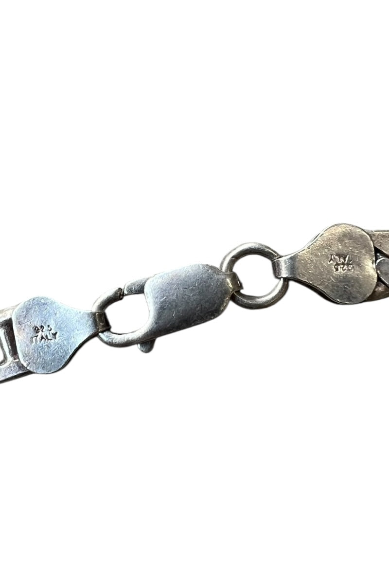 MADE IN ITALY 925 SILVER MARINER CHAIN BRACELET / SILVER [SIZE: ONE SIZE USED]