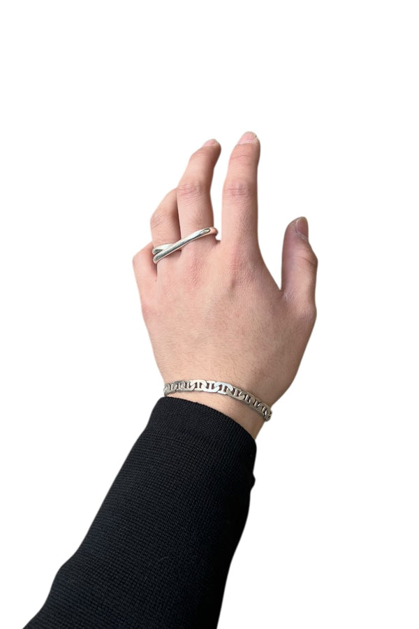 MADE IN ITALY 925 SILVER MARINER CHAIN BRACELET / SILVER [SIZE: ONE SIZE USED]