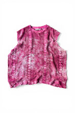 画像をギャラリービューアに読み込む, 22SS BOX SLEEVELESS TIE DYE COTTON CROCHET / PINK [SIZE: 48 USED]
