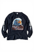 画像をギャラリービューアに読み込む, 70-80'S HARLEY-DAVIDSON THERMAL L/S T-SHIRT / BLACK [SIZE: XL USED]
