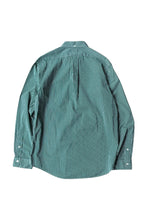 画像をギャラリービューアに読み込む, L/S STRIPE SHIRT / GREEN [SIZE: L USED]
