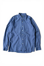 画像をギャラリービューアに読み込む, 90'S GREGGOR STRAIGHT HEM L/S BD CHECK SHIRT / BLUE [SIZE: L USED]
