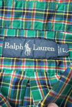 画像をギャラリービューアに読み込む, L/S CHECK SHIRT / GREEN [SIZE: L USED]
