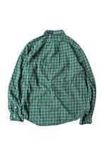 画像をギャラリービューアに読み込む, L/S CHECK SHIRT / GREEN [SIZE: L USED]
