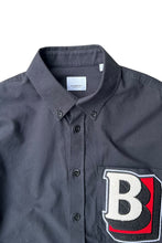 画像をギャラリービューアに読み込む, LOGO BD L/S SHIRT / BLACK [SIZE: L USED]
