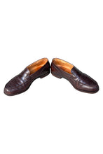 画像をギャラリービューアに読み込む, MADE IN FRANCE LEATHER COIN LOAFER / BROWN [SIZE: US8.5 (27.5cm相当) USED]
