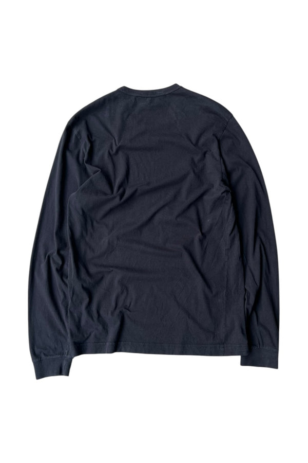 MADE IN ITALY L/S TEE SHIRT / BLACK [SIZE: 50 USED]