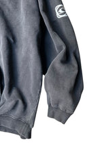 画像をギャラリービューアに読み込む, MADE IN RUSSIA 90'S-Y2K HOODIE SWEATSHIRT FADEDE BLACK / BLACK [SIZE: XL USED]
