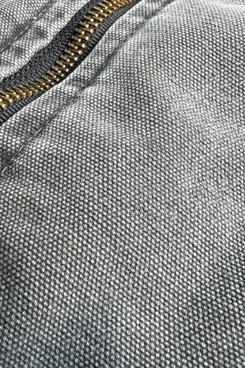 MADE IN USA Y2K 01'S DUCK VEST FADED BLACK USA Model FADED BLACK / GRAY [SIZE: L USED]