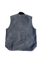 画像をギャラリービューアに読み込む, MADE IN USA Y2K 01'S DUCK VEST FADED BLACK USA企画品 FADEDE BLACK / GRAY [SIZE: L USED]
