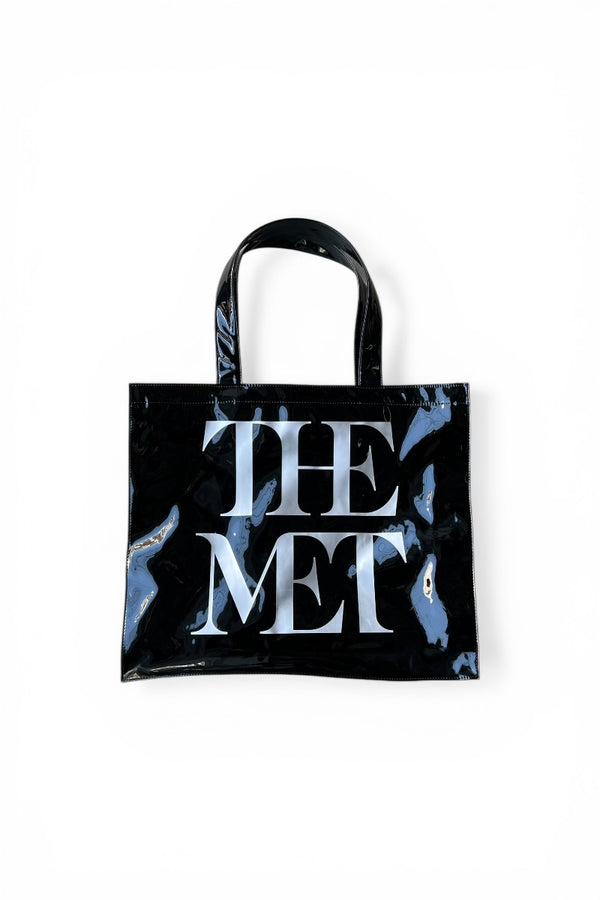 THE MET NYLON TOTE BAG / BLACK [SIZE: ONE SIZE USED]