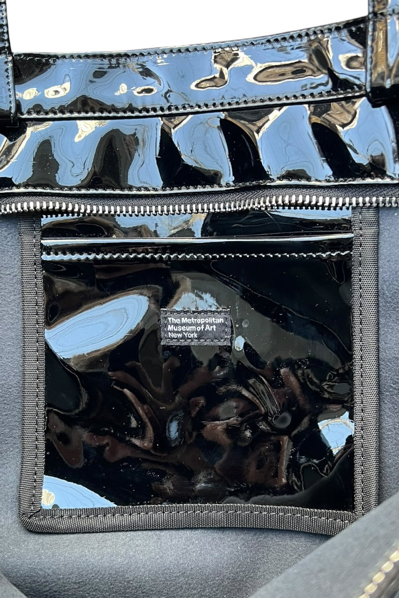 THE MET NYLON TOTE BAG / BLACK [SIZE: ONE SIZE USED]