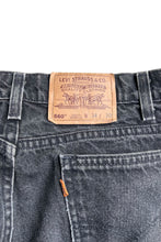 画像をギャラリービューアに読み込む, MADE IN USA 94'S ORANGE TAB 560 DENIM PANTS SULFUR BLACK / BLACK [SIZE: 34 USED]
