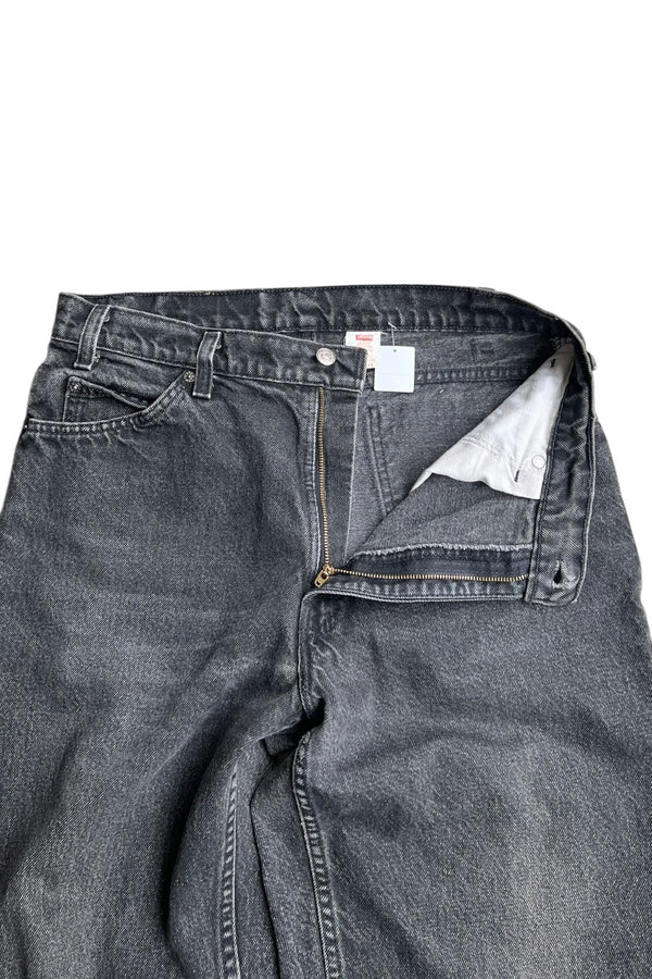 MADE IN USA 94'S ORANGE TAB 560 DENIM PANTS SULFUR BLACK / BLACK [SIZE: 34 USED]
