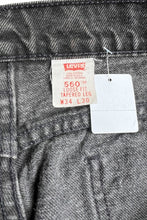 画像をギャラリービューアに読み込む, MADE IN USA 94'S ORANGE TAB 560 DENIM PANTS SULFUR BLACK / BLACK [SIZE: 34 USED]
