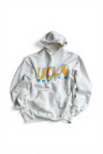 画像をギャラリービューアに読み込む, MADE IN USA 80-90'S UCLA HOODIE SWEATSHIRT / WHITE [SIZE: XL USED]
