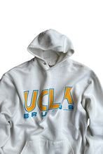 画像をギャラリービューアに読み込む, MADE IN USA 80-90'S UCLA HOODIE SWEATSHIRT / WHITE [SIZE: XL USED]

