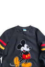 画像をギャラリービューアに読み込む, MADE IN USA 80'S MICKEY SWEATSHIRT / BLACK [SIZE: M USED]

