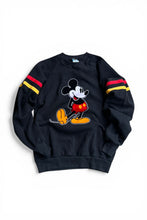 画像をギャラリービューアに読み込む, MADE IN USA 80'S MICKEY SWEATSHIRT / BLACK [SIZE: M USED]
