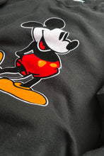 画像をギャラリービューアに読み込む, MADE IN USA 80'S MICKEY SWEATSHIRT / BLACK [SIZE: M USED]
