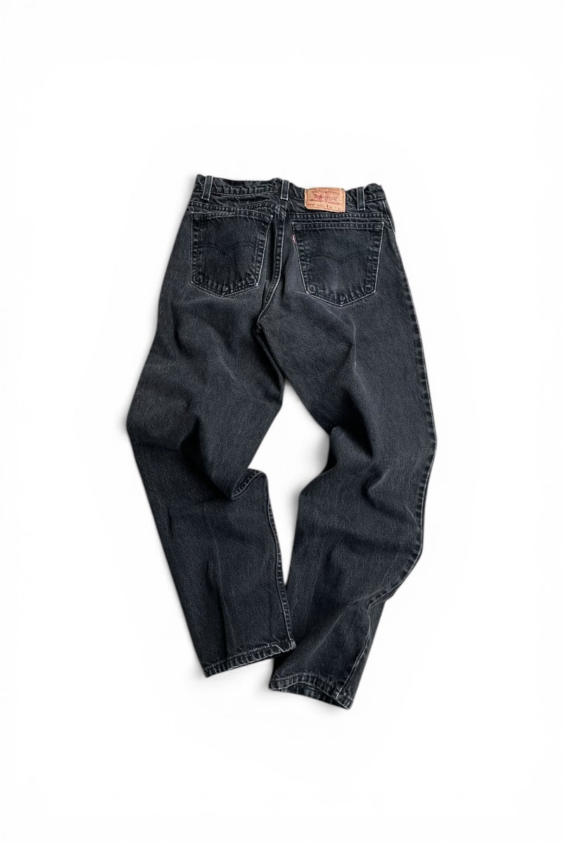 MADE IN USA 94'S 550 DENIM PANTS SULFUR BLACK / BLACK [SIZE: 32 USED]