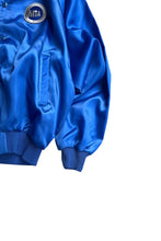 画像をギャラリービューアに読み込む, MADE IN USA 90'S MTA NYLON SATIN JACKET / BLUE [SIZE: XL USED]
