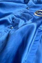 画像をギャラリービューアに読み込む, MADE IN USA 90'S MTA NYLON SATIN JACKET / BLUE [SIZE: XL USED]
