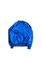 画像をギャラリービューアに読み込む, MADE IN USA 90'S MTA NYLON SATIN JACKET / BLUE [SIZE: XL USED]
