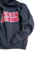 画像をギャラリービューアに読み込む, MADE IN USA 90'S HOODIE SWEATSHIRT / BLACK [SIZE: M USED]
