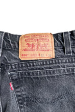 画像をギャラリービューアに読み込む, MADE IN USA 94'S 550 DENIM PANTS SULFUA BLACK / BLACK [SIZE: 32 USED]
