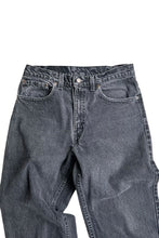 画像をギャラリービューアに読み込む, MADE IN USA 94'S 550 DENIM PANTS SULFUA BLACK / BLACK [SIZE: 32 USED]

