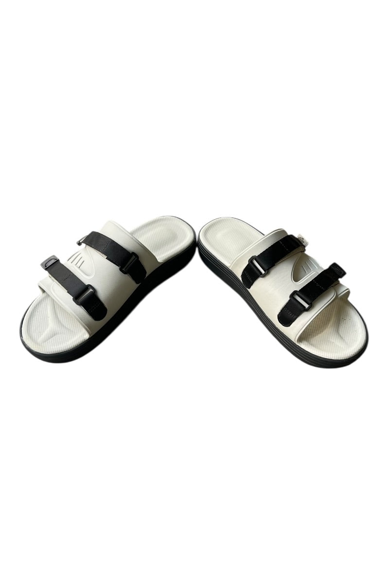 MOTO VS RUBBER SANDALS / WHITE [SIZE: US10 (equivalent to 28cm) USED]