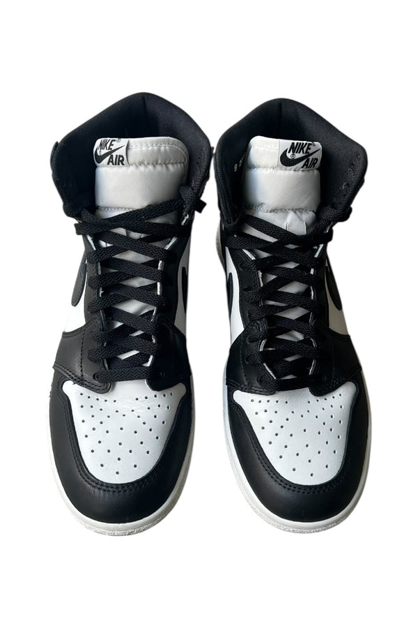 22'S AIR JORDAN 1 RETRO HIGH OG BLACK WHITE PANDA USA MODEL / BLACK [SIZE: US9 (Equivalent to 27cm) USED]