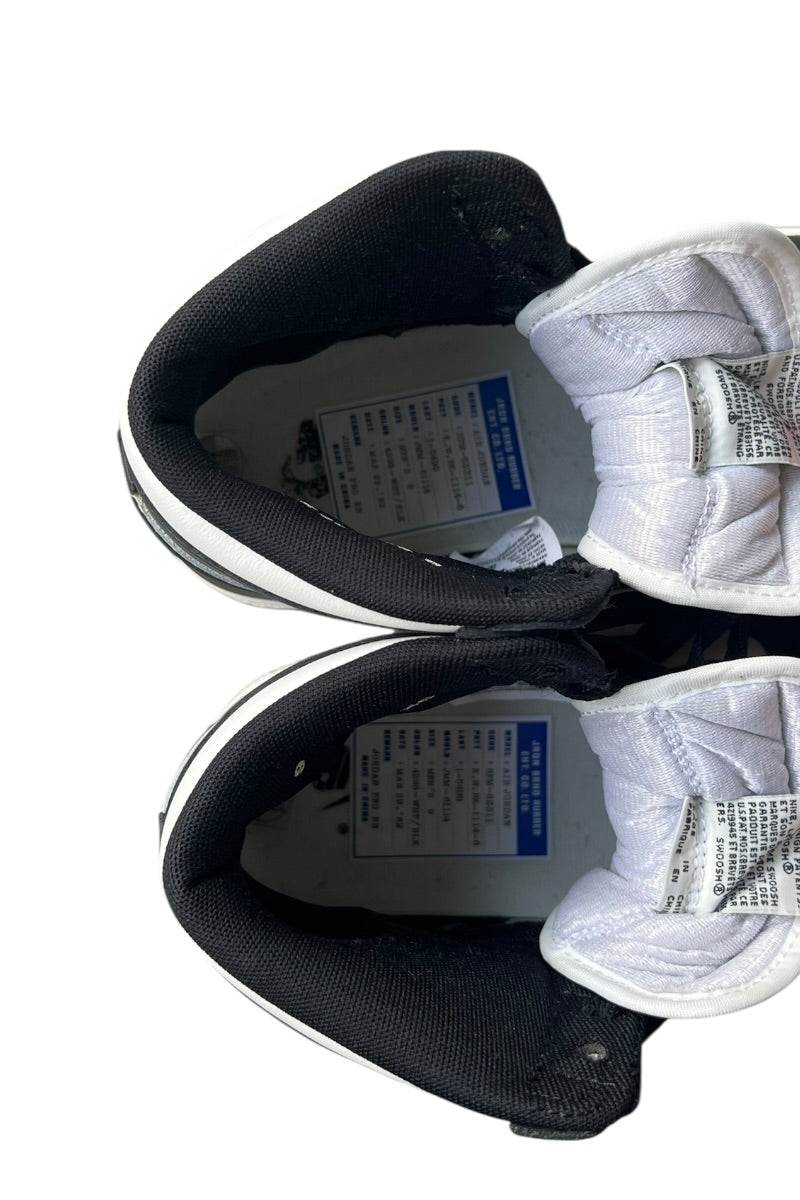 22'S AIR JORDAN 1 RETRO HIGH OG BLACK WHITE PANDA USA MODEL / BLACK [SIZE: US9 (Equivalent to 27cm) USED]