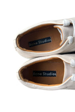 画像をギャラリービューアに読み込む, LEATHER SNEAKERS W / TONY FACE / WHITE [SIZE: US7.5 (26cm相当) USED]
