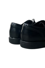 画像をギャラリービューアに読み込む, MADE IN ITALY PLAIN TOE LEATHER SHOES / BLACK [SIZE: US9 (27cm相当) USED]
