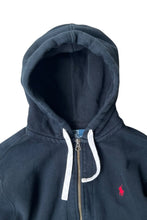 画像をギャラリービューアに読み込む, EXCLUSIVE OF DECORATION ZIP HOODIE SWEATSHIRT / BLACK [SIZE: XL USED]
