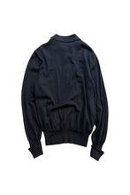 画像をギャラリービューアに読み込む, MADE IN ITALY L/S MERINO WOOL KNIT POLO SHIRT / BLACK [SIZE: 38 USED]
