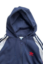 画像をギャラリービューアに読み込む, 70'S ZIP HOODIE SWEATSHIRT / NAVY [SIZE: L USED]
