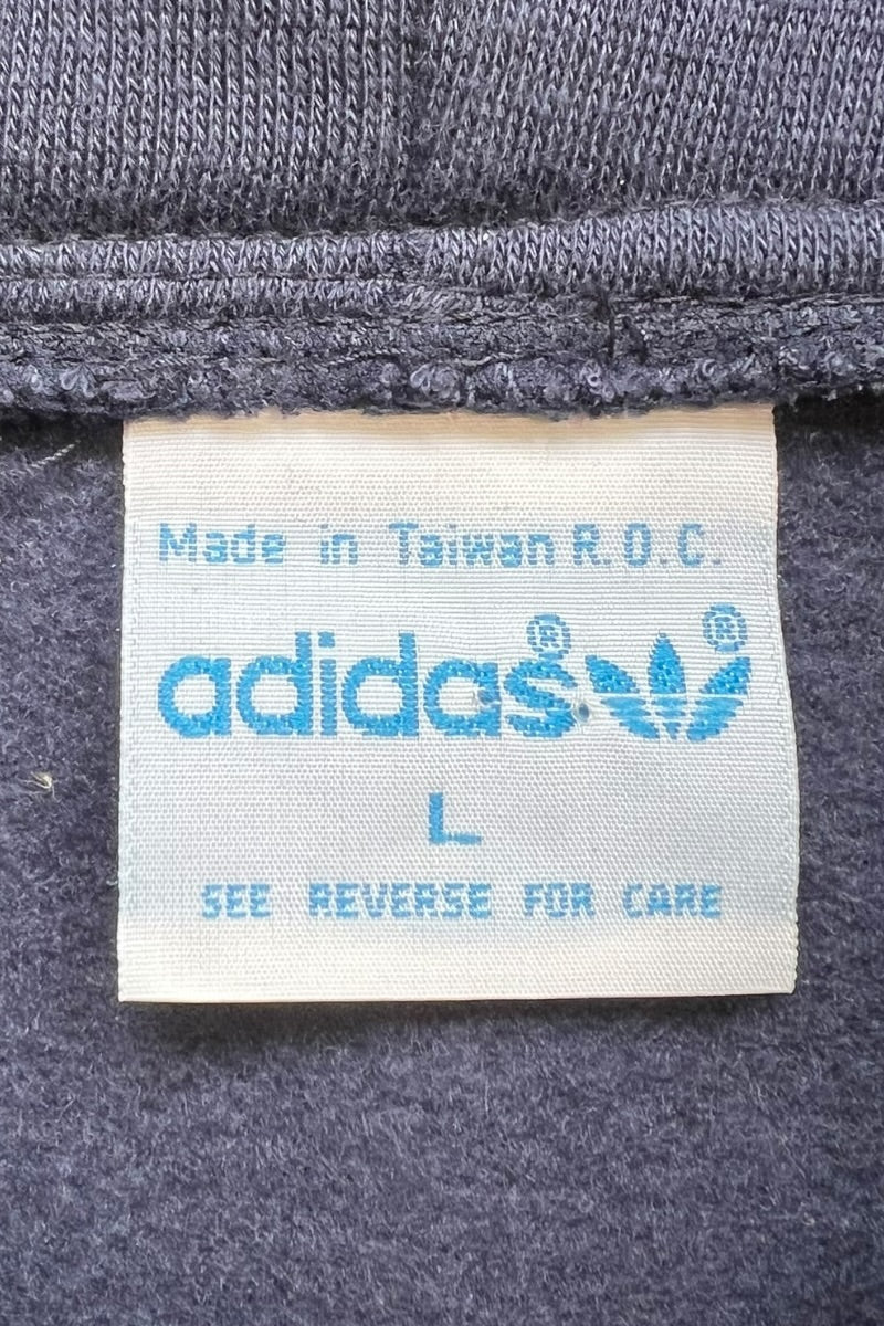 70'S ZIP HOODIE SWEATSHIRT / NAVY [SIZE: L USED]