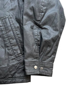 画像をギャラリービューアに読み込む, Y2K EARLY 00'S COTTON WITH POYURETHAN COATING ZIP JACKET / BLACK [SIZE: M USED]
