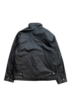 画像をギャラリービューアに読み込む, Y2K EARLY 00'S COTTON WITH POYURETHAN COATING ZIP JACKET / BLACK [SIZE: M USED]
