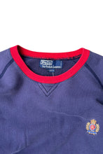 画像をギャラリービューアに読み込む, 90'S EMBREM ONE POINT SWEATSHIRT / NAVY [SIZE: L USED]
