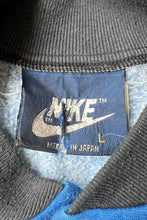画像をギャラリービューアに読み込む, MADE IN JAPAN 80'S BORDER HENRY NECK SWEATSHIRT / BLACK [SIZE: L USED]

