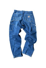画像をギャラリービューアに読み込む, 90'S-Y2K EARLY 00'S DENIM PAINTER PANTS / INDIGO [SIZE: L USED]
