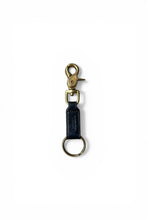 画像をギャラリービューアに読み込む, BRASS &amp; LEATHER KEY CHAIN / BLACK [SIZE: ONE SIZE USED]
