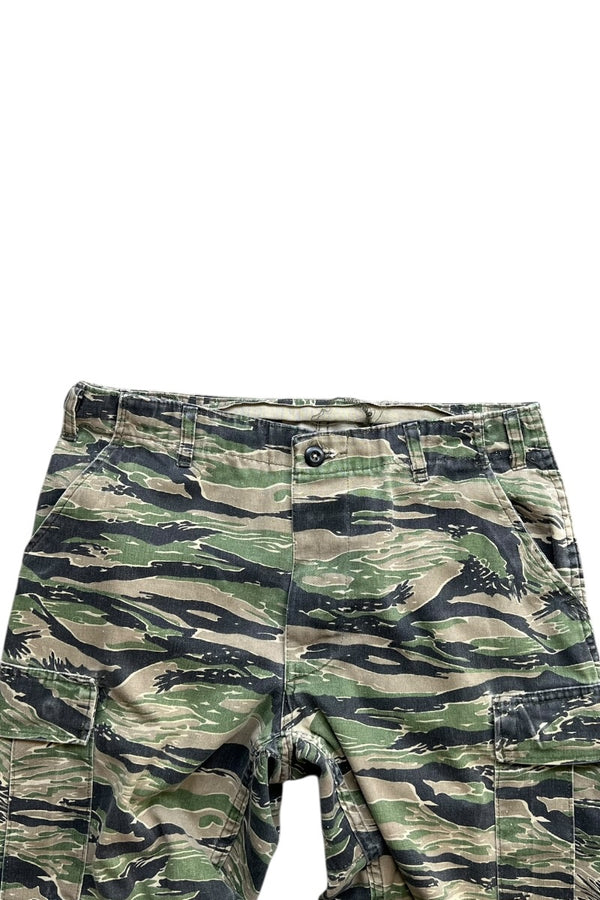MADE IN USA 84'S TIGER STRIPE CAMO BDU PANTS / CAMO [SIZE: M USED]