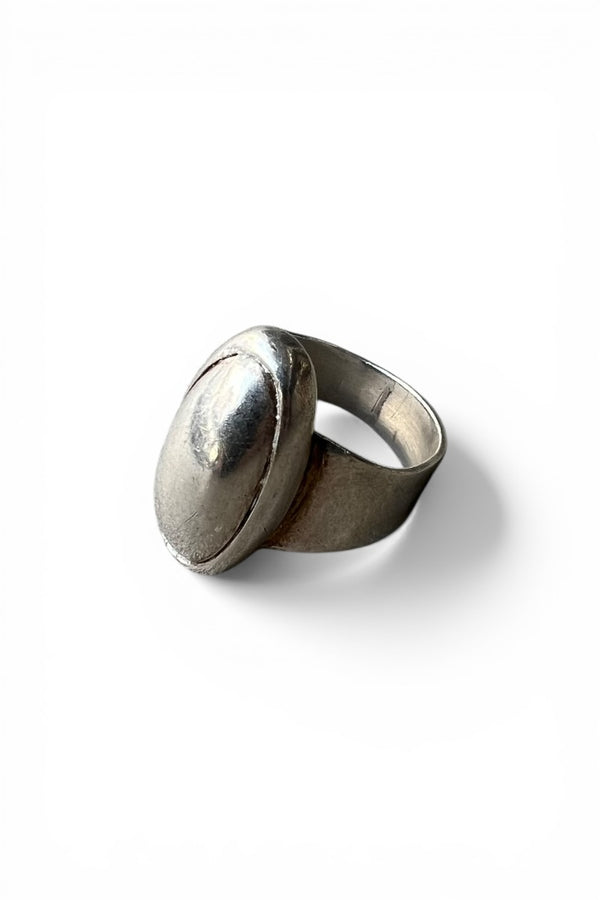 MADE IN MEXICO 925 SILVER RING / SILVER [SIZE: Equivalent to JP 19, USED]